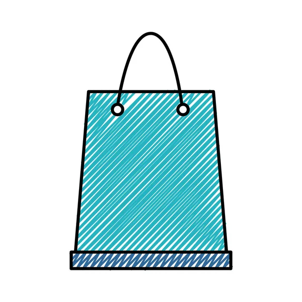 Doodle objeto saco de compras para comprar personalizado — Vetor de Stock