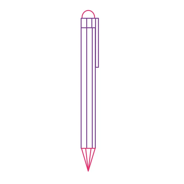 Desenho isolado da caneta —  Vetores de Stock