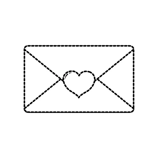 Design de cartão de amor — Vetor de Stock