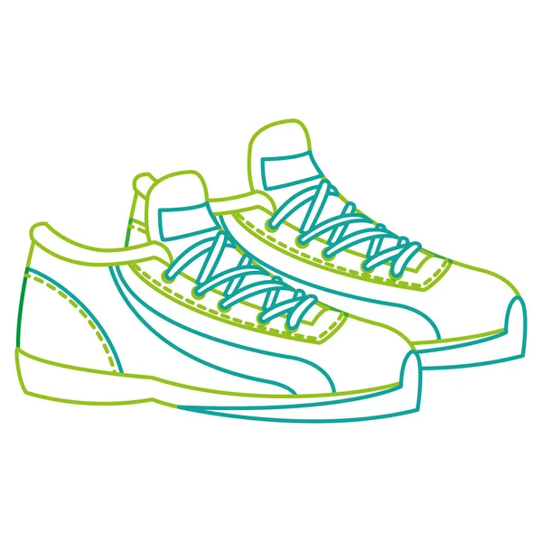 Diseño de zapatos deportivos — Vector de stock