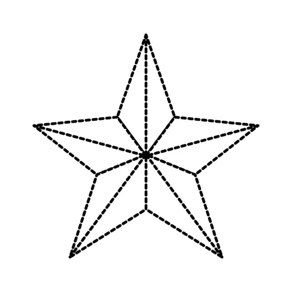 Isolerade star design — Stock vektor