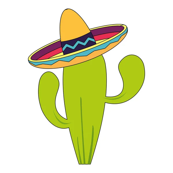 Geïsoleerde cactus ontwerp — Stockvector