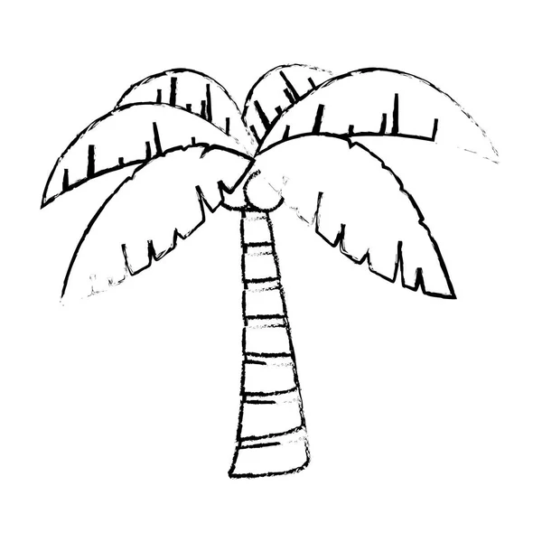 Isolerade palm tree design — Stock vektor