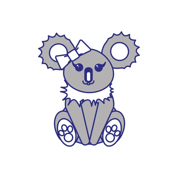 Desenho de desenho animado Koala — Vetor de Stock