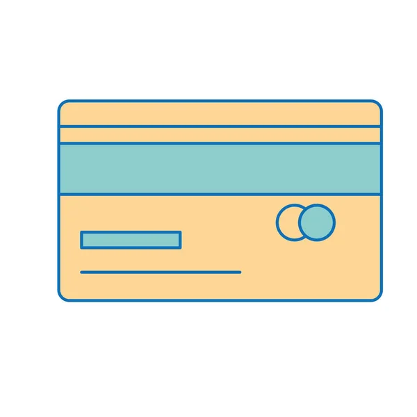 Diseño de tarjeta de crédito — Archivo Imágenes Vectoriales