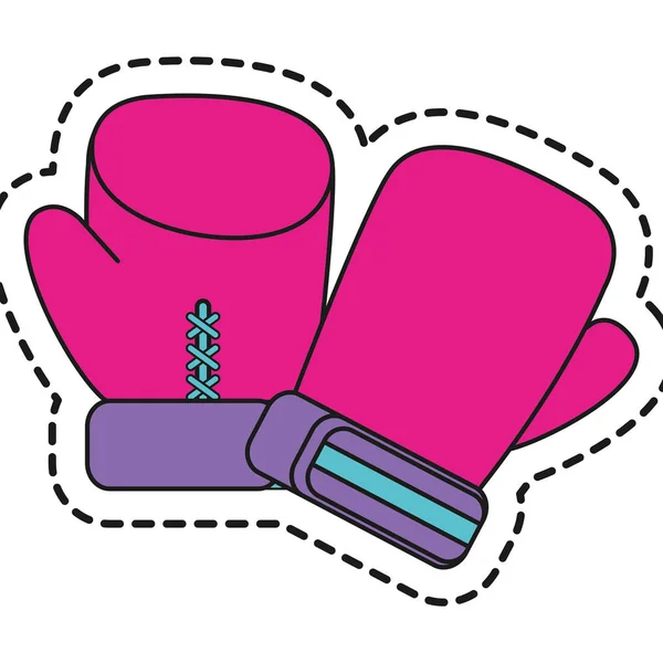 Boxning handske design — Stock vektor