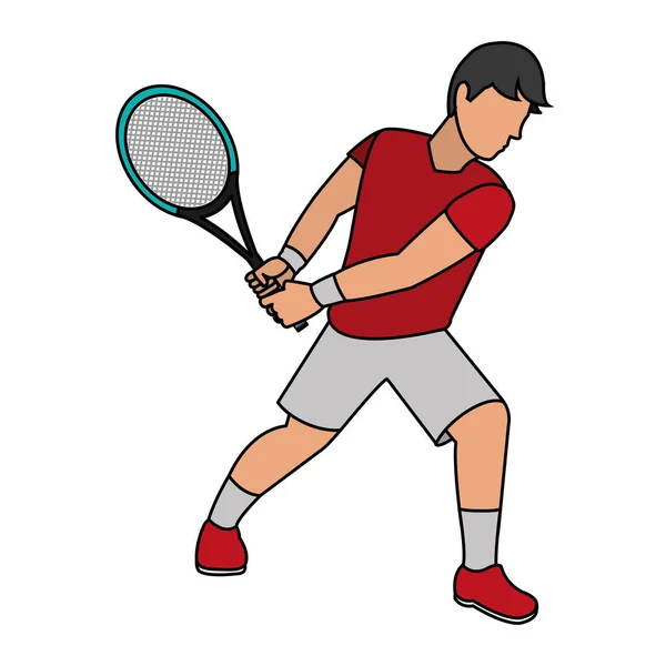 Tennis speler ontwerp — Stockvector