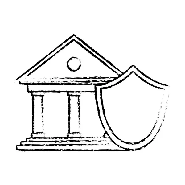 Isolerade bank design — Stock vektor