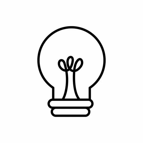 Conception d'ampoule isolée — Image vectorielle
