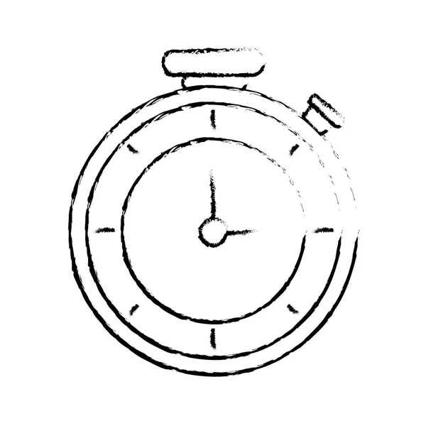 Chronometer Der Werkzeugzeit Und Des Instrumententhemas Isolierte Designvektorillustration — Stockvektor