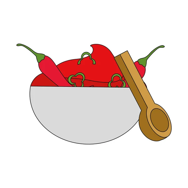 Diseño de salsa aislada — Vector de stock