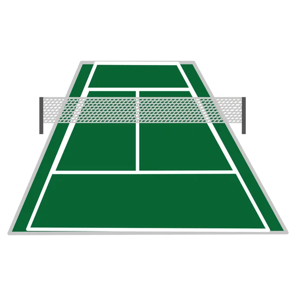Tennis court design — Stock Vector