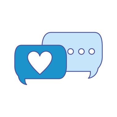 Komik mesaj ve tartışma Tema izole tasarım vektör çizim iletişim balonu