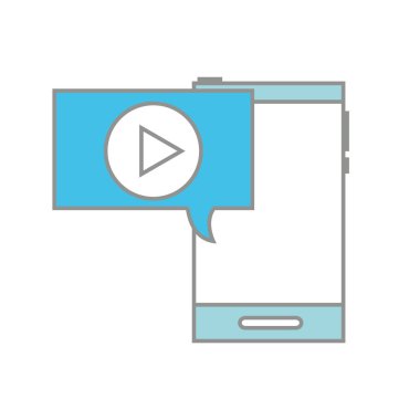çizgi rengi smartphone teknoloji ile sohbet kabarcık oyun video