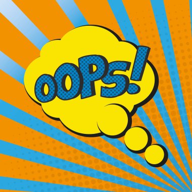 Pop sanat bubble tasarım