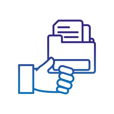 çizgi adam yardım belgeleri dosya klasörü içinde bozulmuş