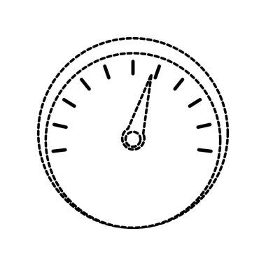 noktalı şekli daire duvar saati klasik nesne