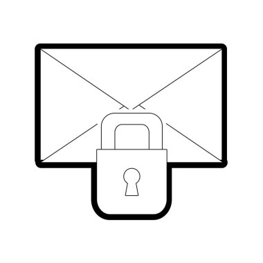 asma kilit güvenlik içeren satır mektup metin mesajı