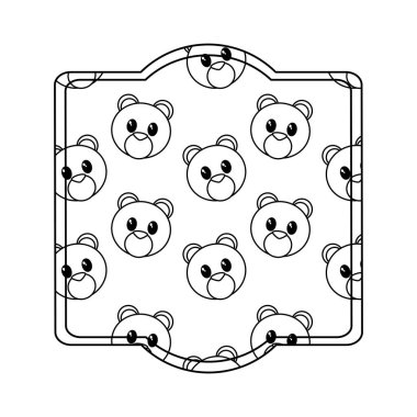 Çizgi film gövde tasarımı ayı