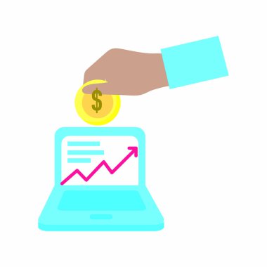 İzole laptop tasarım