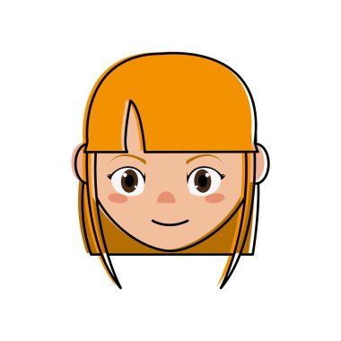 Kız çizgi film tasarım