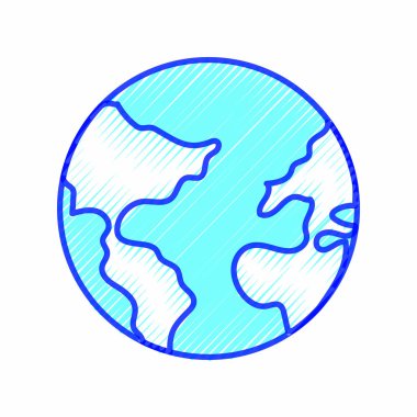 İzole planet tasarım