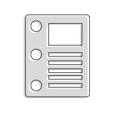 İzole kağıdı tasarım