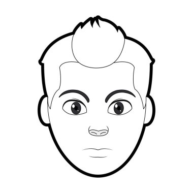 Avatar adam kafa saç modeli tasarımı ile anahat