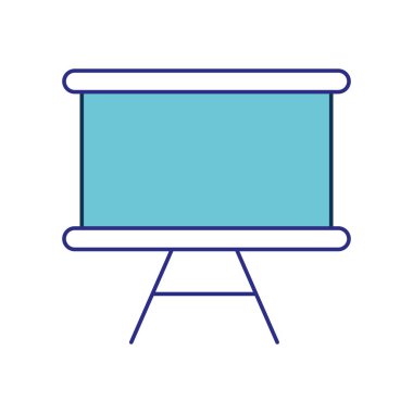 İzole blackboard tasarım