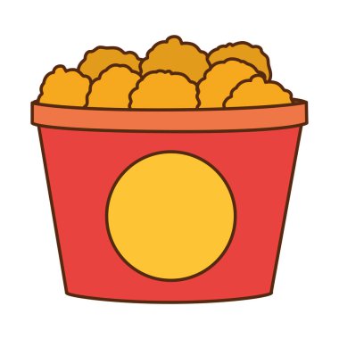 İzole tavuk tasarım