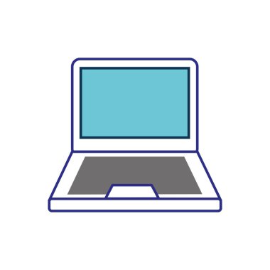 İzole laptop tasarım