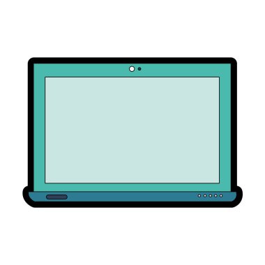 İzole laptop tasarım