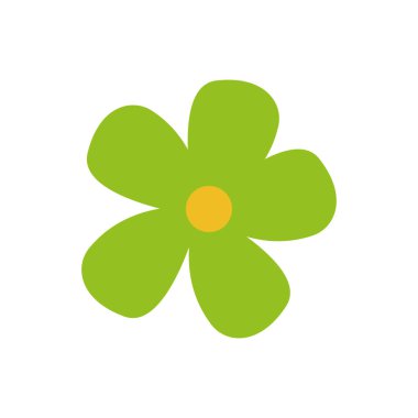 İzole çiçek tasarım