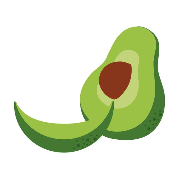 Isoliertes Avocado-Design — Stockvektor