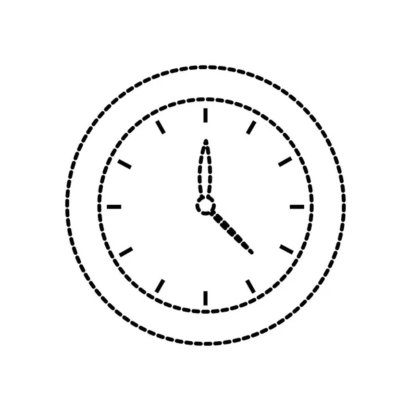 Σχέδιο απομονωμένο ρολόι — Διανυσματικό Αρχείο