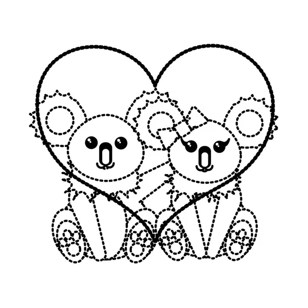 Дизайн мультфильмов Koala — стоковый вектор