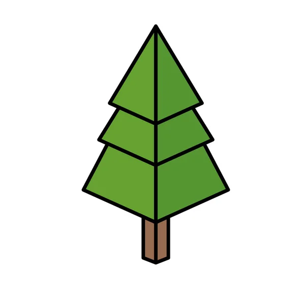 Çam ağacı tasarımı — Stok Vektör