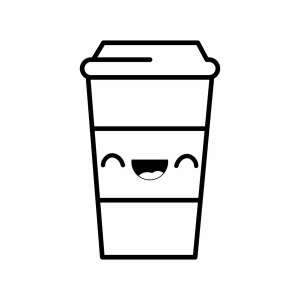 Kaffeebecher-Design — Stockvektor