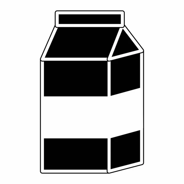 Isolierte Milchbox Design — Stockvektor