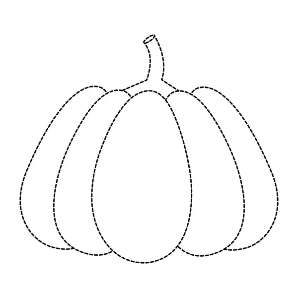 Diseño de calabaza aislada — Vector de stock