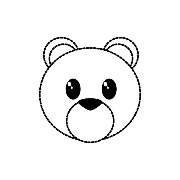 Desenho de desenho animado urso —  Vetores de Stock