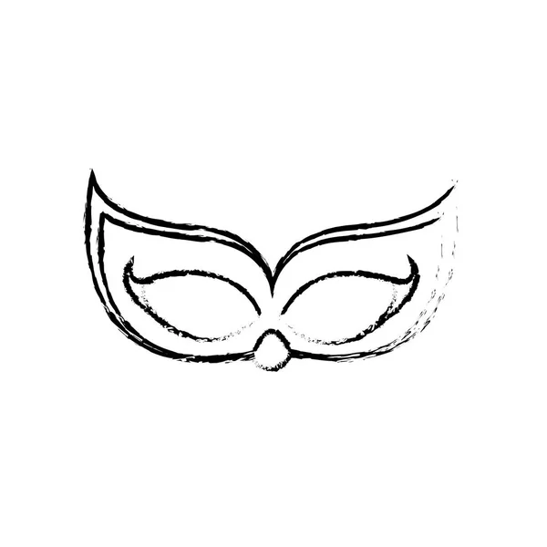 Geïsoleerde masker ontwerp — Stockvector