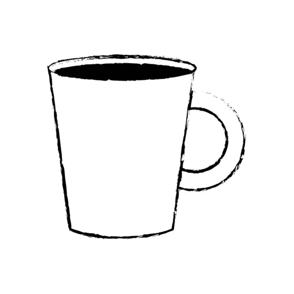 Elszigetelt kávé bögre design — Stock Vector