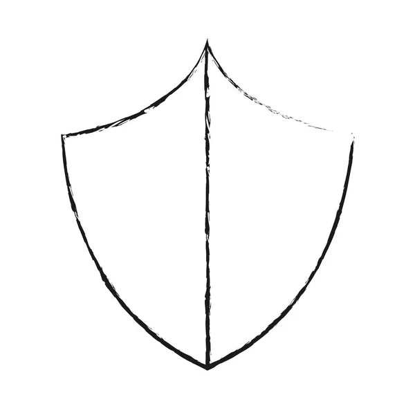 Grunge escudo de seguridad objeto de protección a la privacidad — Archivo Imágenes Vectoriales