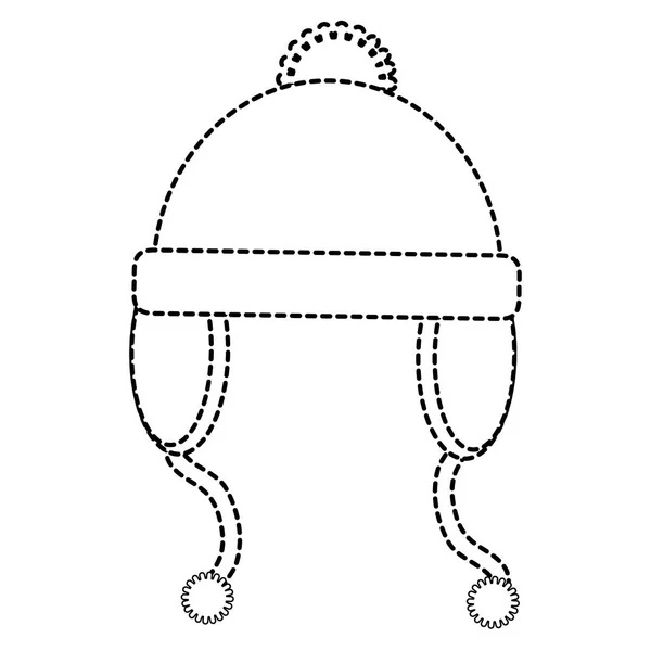 Σχεδίαση καπέλο χειμώνα — Διανυσματικό Αρχείο