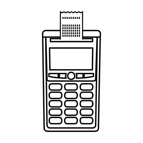 Geïsoleerde dataphone ontwerp — Stockvector