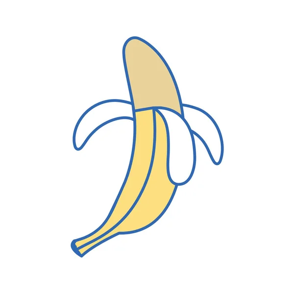 Isoliertes Bananendesign — Stockvektor