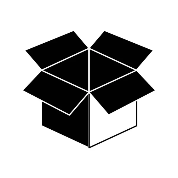 Изолированная коробка — стоковый вектор