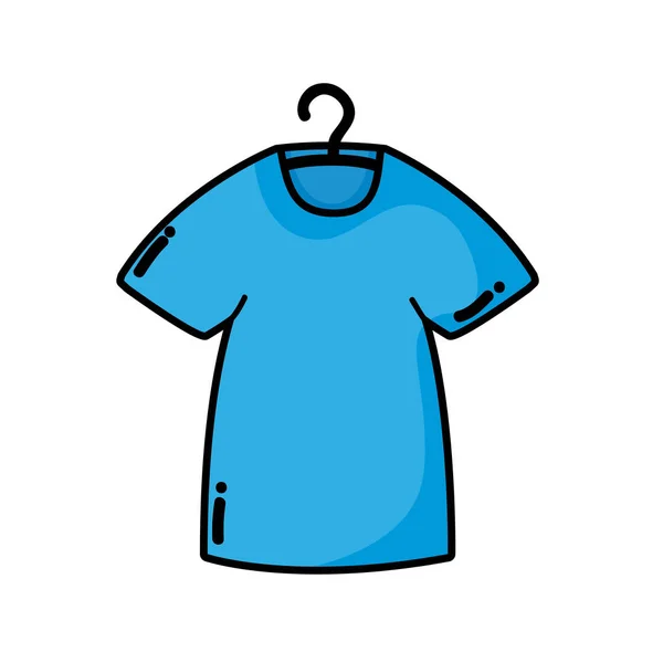 Shopping T-Shirt Kleidung Handel Einzelhandel — Stockvektor