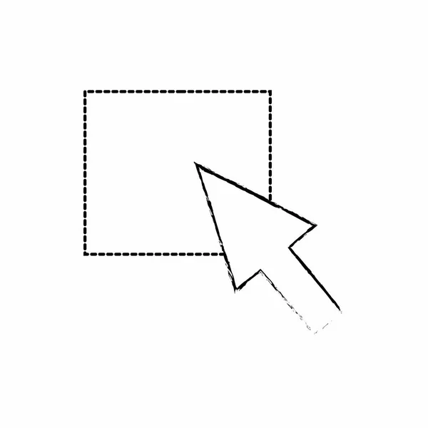 Isolated cursor design — Stock Vector
